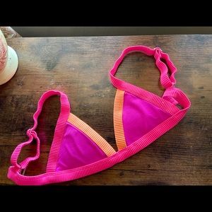 ONEONE SWIMWEAR Triangle Bikini Top Size M